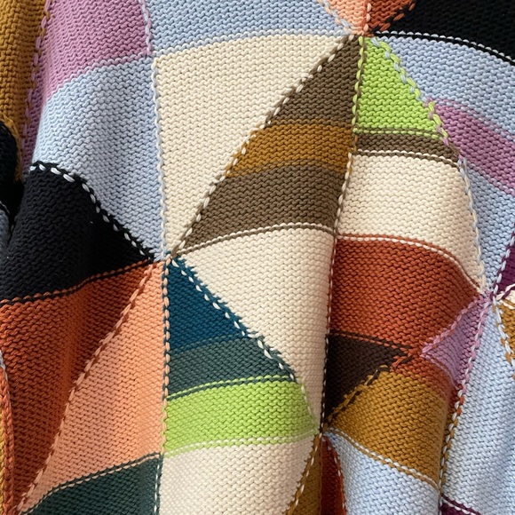 NWT MOTHER The Skipper Bell Jumper Sweater (Deja Vu) Size Small - Picture 7 of 11